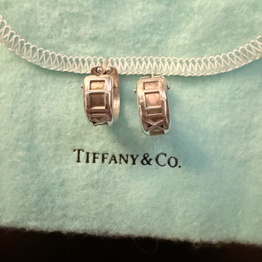 Tiffany & Co. Silver Atlas Earrings